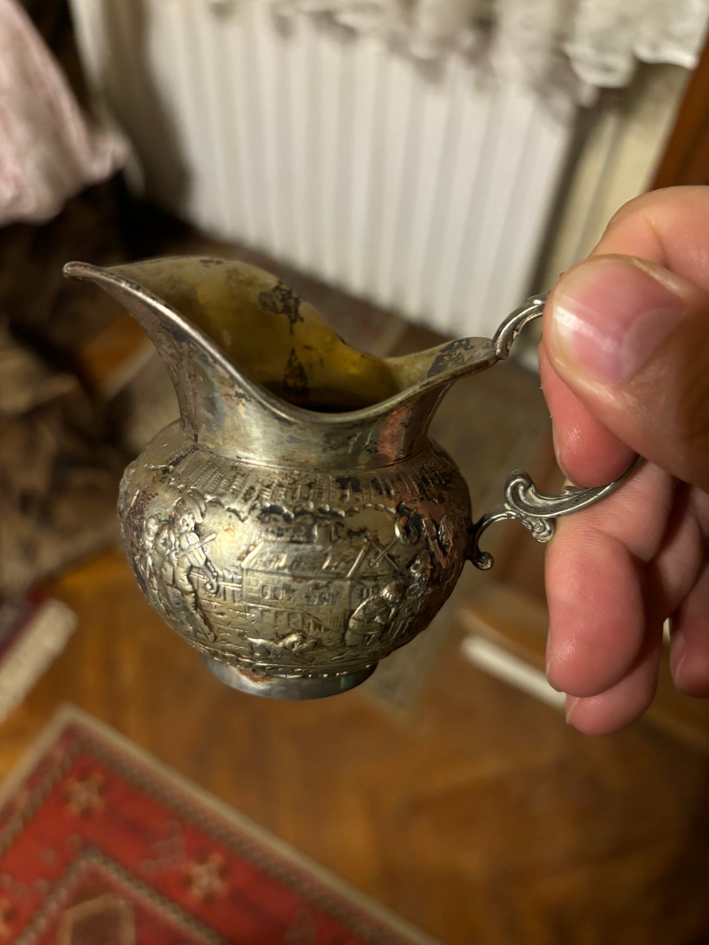 Vintage Silver Milk Pot